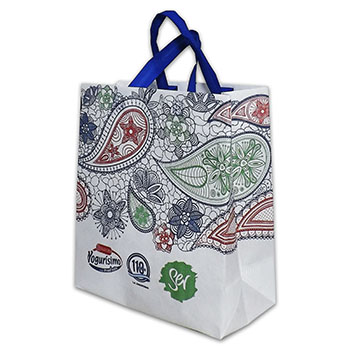 Bolsa con fuelles laterales e inferiores de friselina